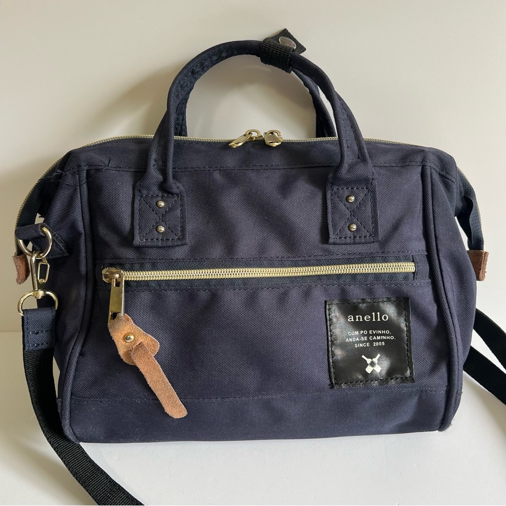 Anello Navy Shoulder Bag for Women